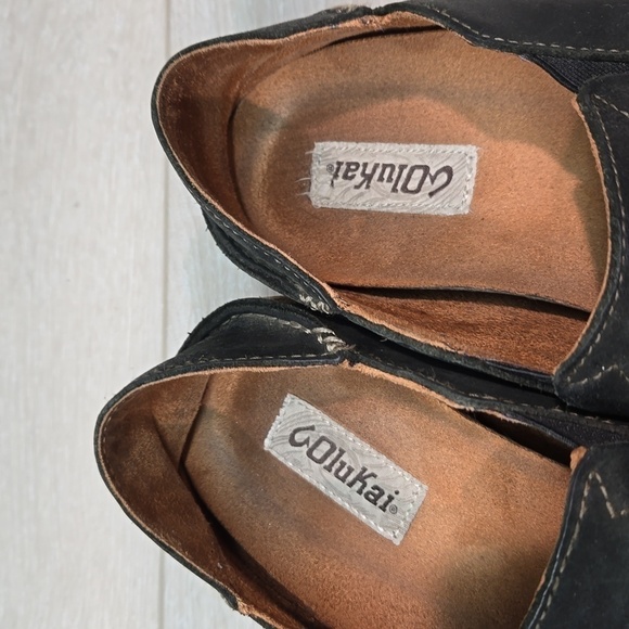 Olukai Mens Moloa Leather Loafer Slip on shoes sz 10.5 - Picture 14 of 14